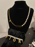 ✰ Di✮r Pearl Necklace ✰